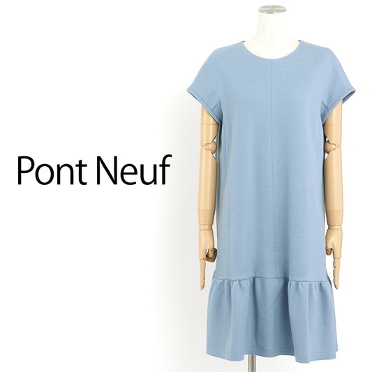 ウールワンピース(Mサイズ／ブルー・水色／Pont Neuf(ポンヌフ))